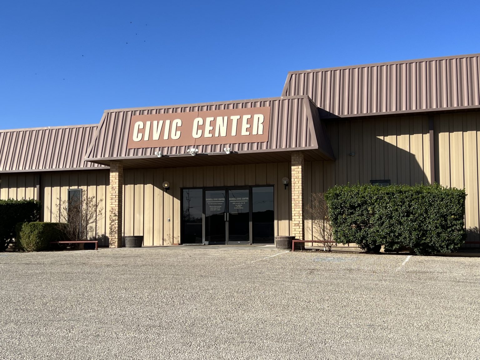 Haskell Civic Center CITY OF HASKELL